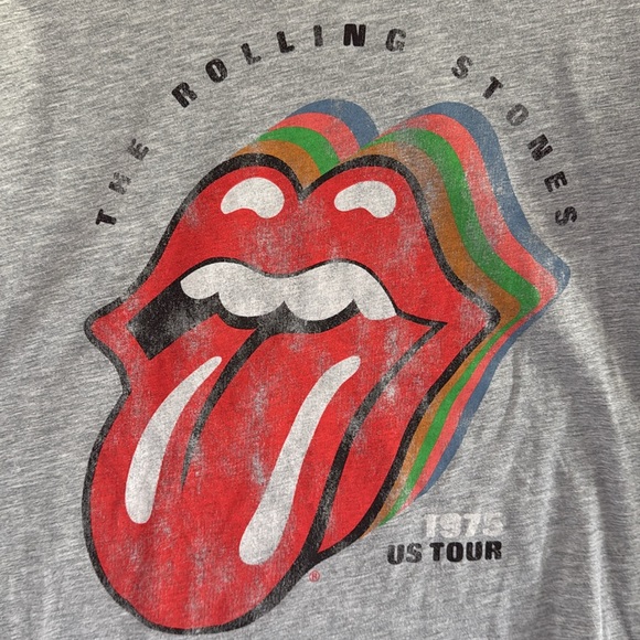 🏴☠️Bundle 5 for $25🏴☠️ 2024 The Rolling Stones 1975 US Tour Tshirt-Large - Picture 9 of 9